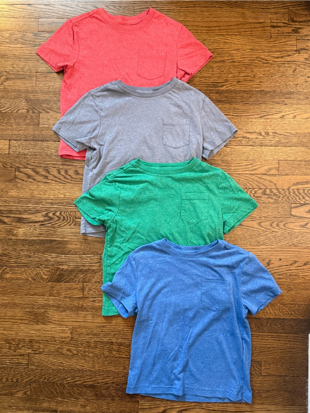 Kids Short-Sleeve Pocket Tees- Bundle of 4